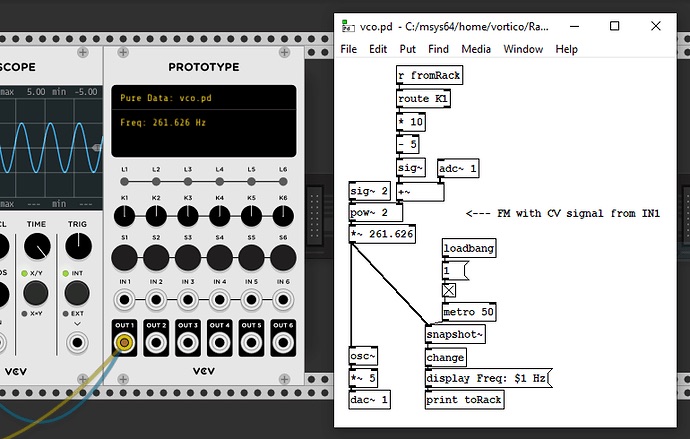 VCV Rack Pure Data